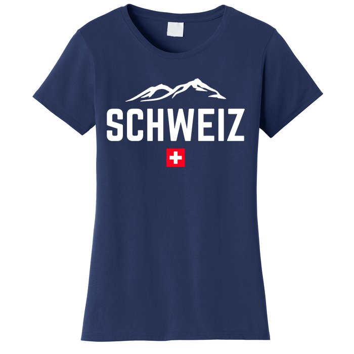 SUISSE SWITZERLAND Flag Women's T-Shirt