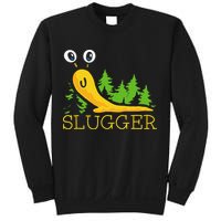 Slugger Slug – Funny Banana Slug Expert Baseball Game Player Sweatshirt