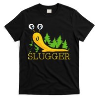 Slugger Slug – Funny Banana Slug Expert Baseball Game Player T-Shirt
