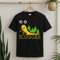 Slugger Slug – Funny Banana Slug Expert Baseball Game Player T-Shirt
