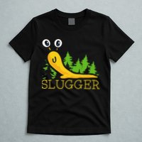 Slugger Slug – Funny Banana Slug Expert Baseball Game Player T-Shirt