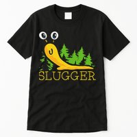 Slugger Slug – Funny Banana Slug Expert Baseball Game Player Tall T-Shirt