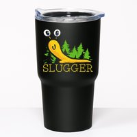 Slugger Slug – Funny Banana Slug Expert Baseball Game Player Tumbler