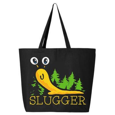 Slugger Slug – Funny Banana Slug Expert Baseball Game Player 25L Jumbo Tote