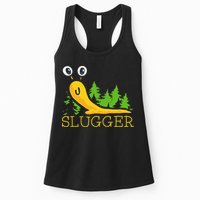Slugger Slug – Funny Banana Slug Expert Baseball Game Player Womens Tank Top