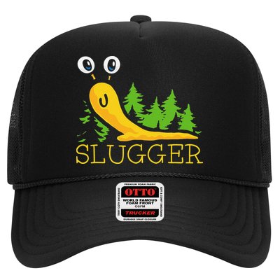 Slugger Slug – Funny Banana Slug Expert Baseball Game Player Hat