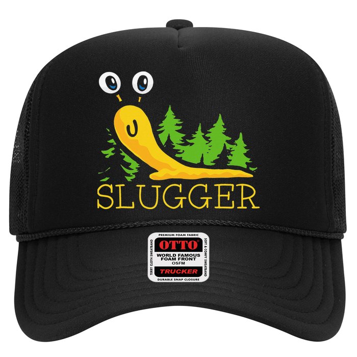 Slugger Slug – Funny Banana Slug Expert Baseball Game Player Hat