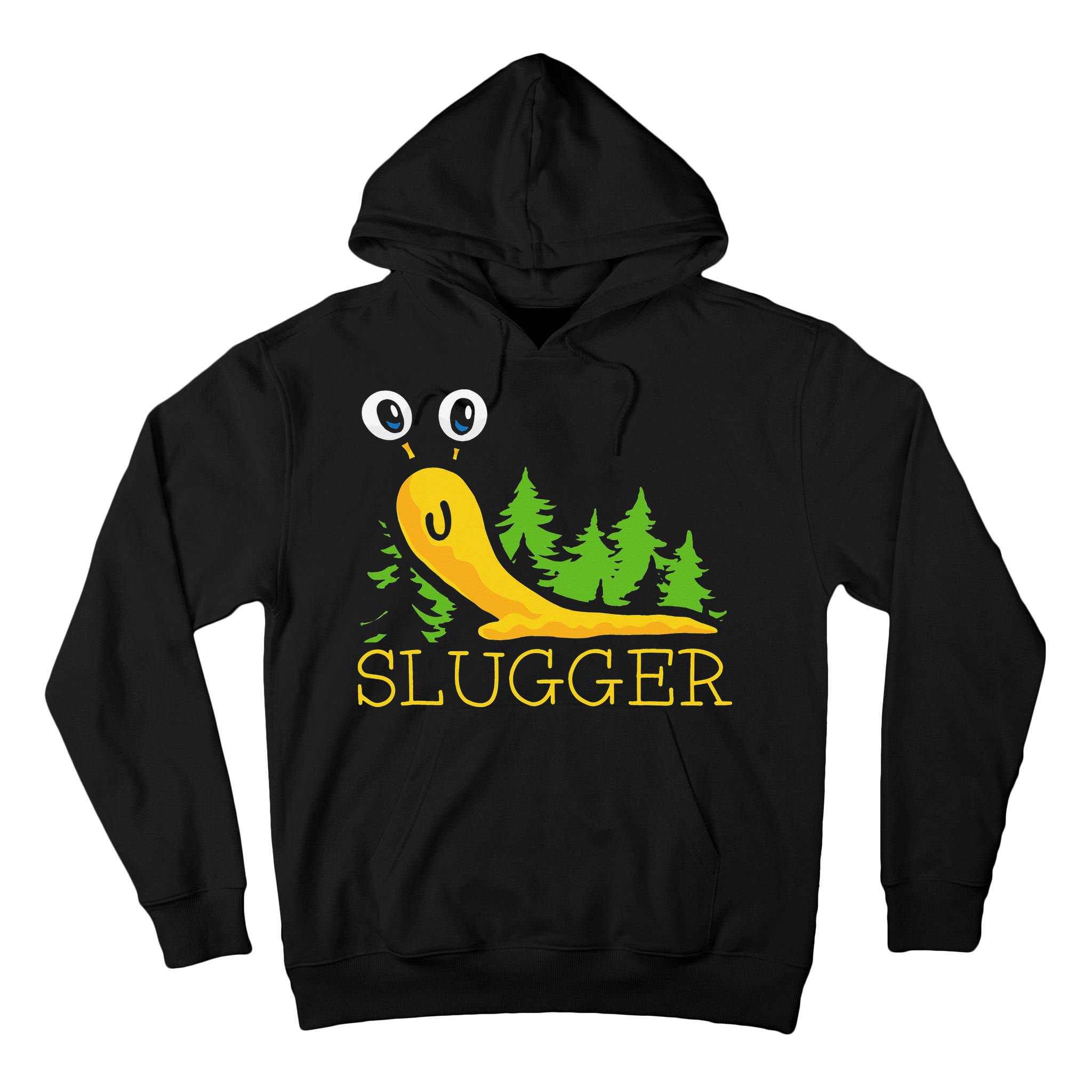 Slugger Slug – Funny Banana Slug Expert Baseball Game Player Tall Hoodie