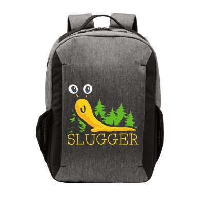 Slugger Slug – Funny Banana Slug Expert Baseball Game Player Vector Backpack