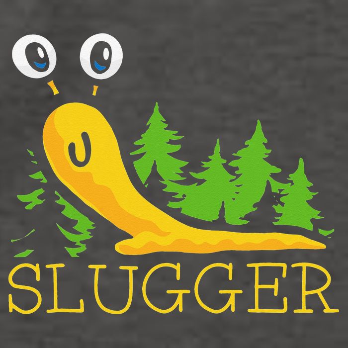 Slugger Slug – Funny Banana Slug Expert Baseball Game Player Vector Backpack