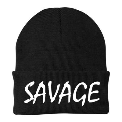 Savage Strength Funny Gift Beanie