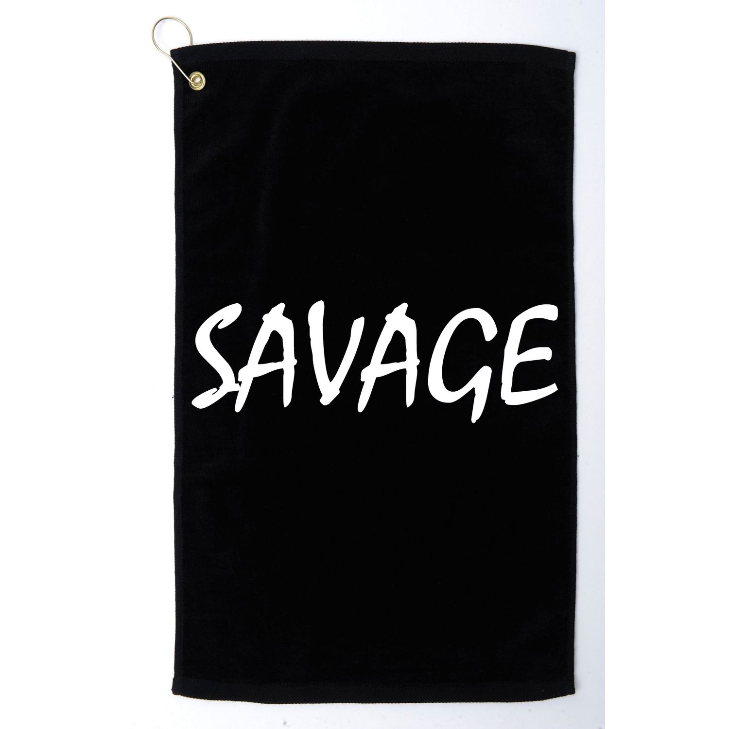 Savage Strength Funny Gift Golf Towel
