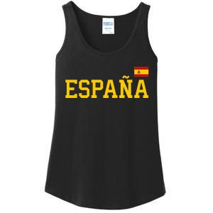 Spain Spanish Flag Red EspañA Ladies Essential Tank