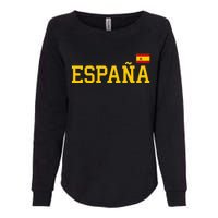 Spain Spanish Flag Red EspañA Womens California Wash Sweatshirt