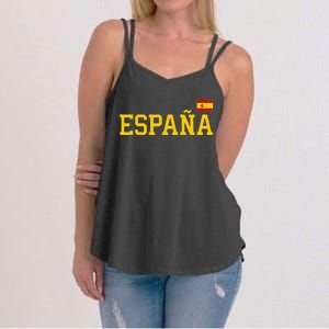 Spain Spanish Flag Red EspañA Women's Strappy Tank