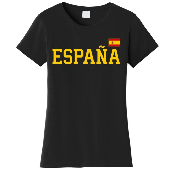 Spain Spanish Flag Red EspañA Women's T-Shirt