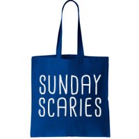 Sunday Scaries Funny Lazy Meme Dreading Monday Sad Mood Gift Tote Bag