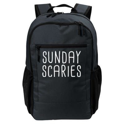 Sunday Scaries Funny Lazy Meme Dreading Monday Sad Mood Gift Daily Commute Backpack