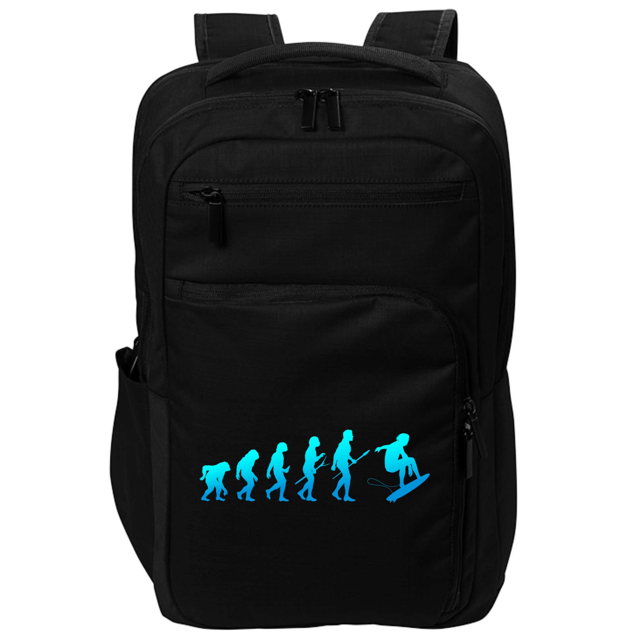 Skimboarding Skimboard Funny Evolution Beach Surfing Great Gift Impact Tech Backpack
