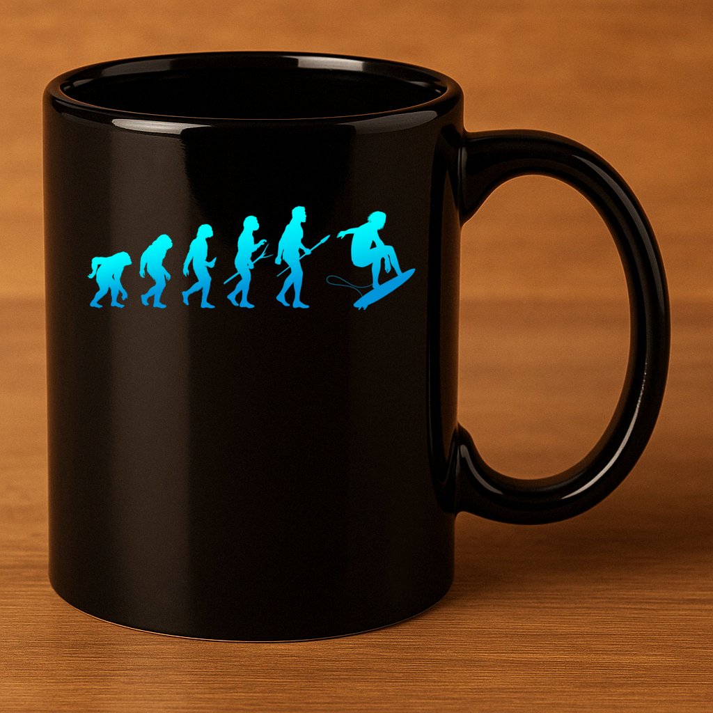 Skimboarding Skimboard Funny Evolution Beach Surfing Great Gift 11oz C Handle Ceramic Mug