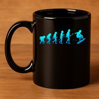 Skimboarding Skimboard Funny Evolution Beach Surfing Great Gift 11oz C Handle Ceramic Mug