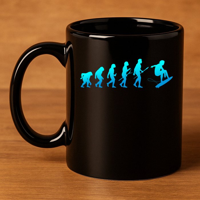 Skimboarding Skimboard Funny Evolution Beach Surfing Great Gift 11oz C Handle Ceramic Mug