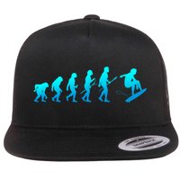 Skimboarding Skimboard Funny Evolution Beach Surfing Great Gift Flat Bill Trucker Hat