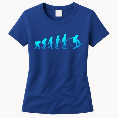 Skimboarding Skimboard Funny Evolution Beach Surfing Great Gift Womens T-Shirt