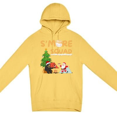 SMore Squad Funny Smore Camping Team Christmas Camping Vibe Premium Pullover Hoodie