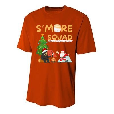 SMore Squad Funny Smore Camping Team Christmas Camping Vibe Performance Sprint T-Shirt