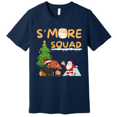 SMore Squad Funny Smore Camping Team Christmas Camping Vibe Premium T-Shirt