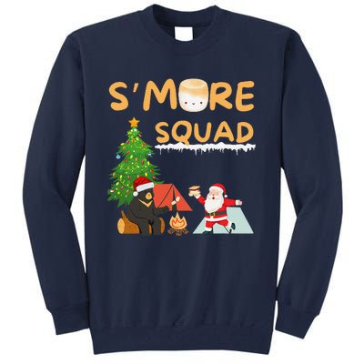 SMore Squad Funny Smore Camping Team Christmas Camping Vibe Tall Sweatshirt