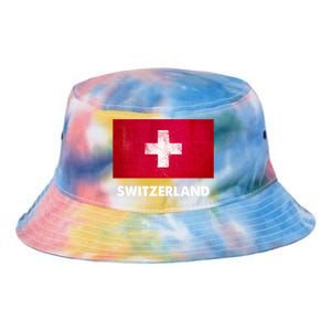 Swiss Switzerland Flag Cute Gift Tie Dye Newport Bucket Hat