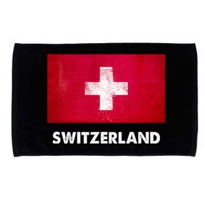 Swiss Switzerland Flag Cute Gift Microfiber Hand Towel