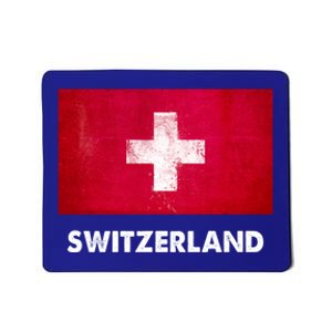 Swiss Switzerland Flag Cute Gift Mousepad