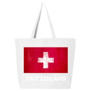 Swiss Switzerland Flag Cute Gift 25L Jumbo Tote