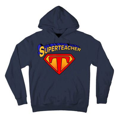 Superteacher Superhero Funny Teacher Gift Idea Tall Hoodie