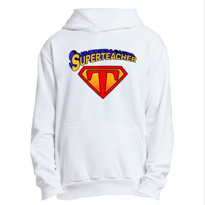 Superteacher Superhero Funny Teacher Gift Idea Urban Pullover Hoodie