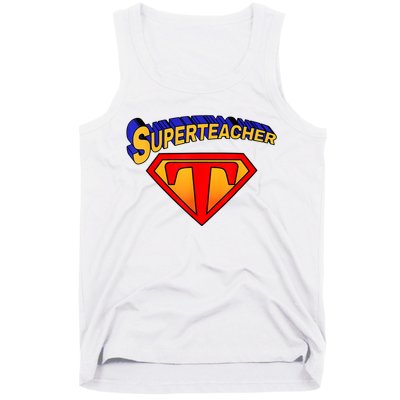 Superteacher Superhero Funny Teacher Gift Idea Tank Top