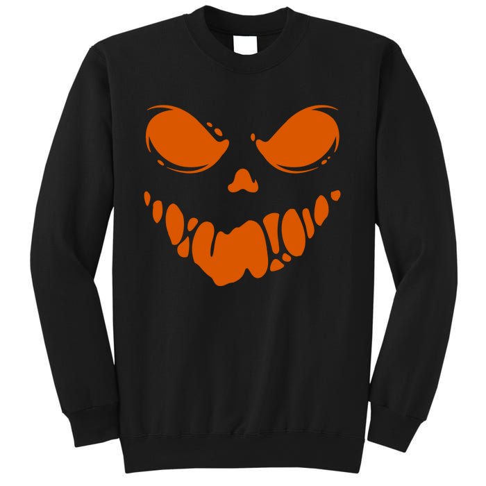 Scary Spooky Face Halloween Gift Sweatshirt