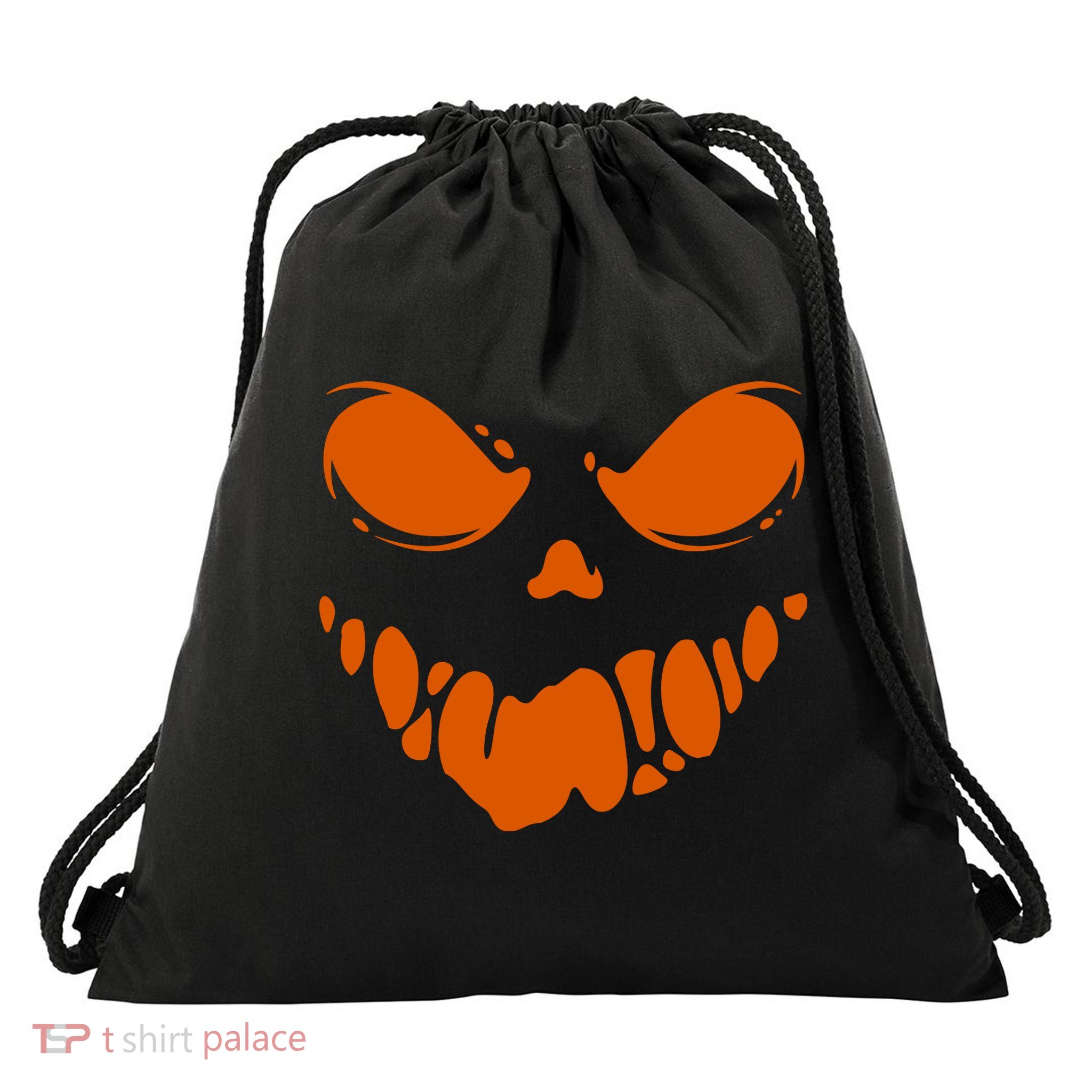 Scary Spooky Face Halloween Gift Drawstring Bag