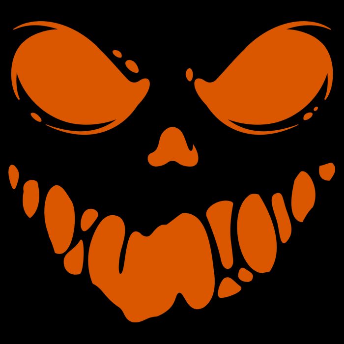 Scary Spooky Face Halloween Gift Flatbill Hat