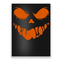 Scary Spooky Face Halloween Gift Poster