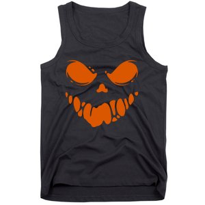 Scary Spooky Face Halloween Gift Tank Top