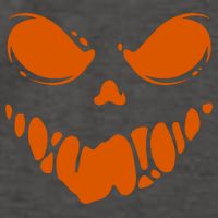 Scary Spooky Face Halloween Gift Vector Backpack