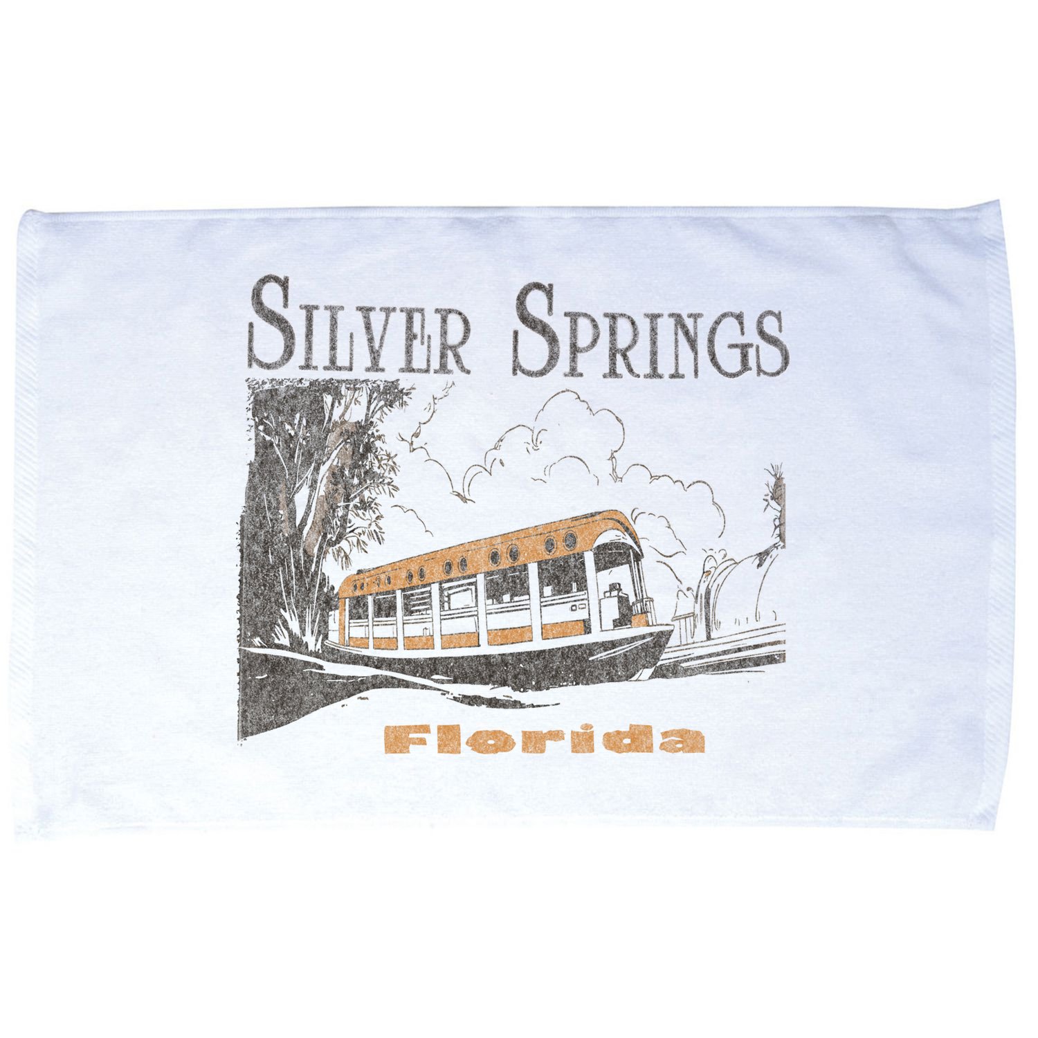 Silver Springs Florida Microfiber Hand Towel