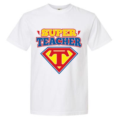 Superteacher Superhero Funny Teacher Gift Idea Garment-Dyed Heavyweight T-Shirt