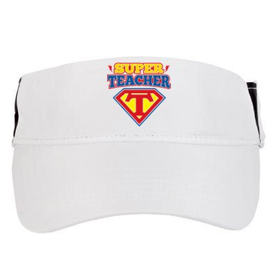 Superteacher Superhero Funny Teacher Gift Idea Adult Drive Performance Visor