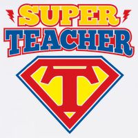 Superteacher Superhero Funny Teacher Gift Idea Baby Bodysuit