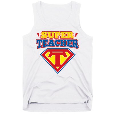 Superteacher Superhero Funny Teacher Gift Idea Tank Top